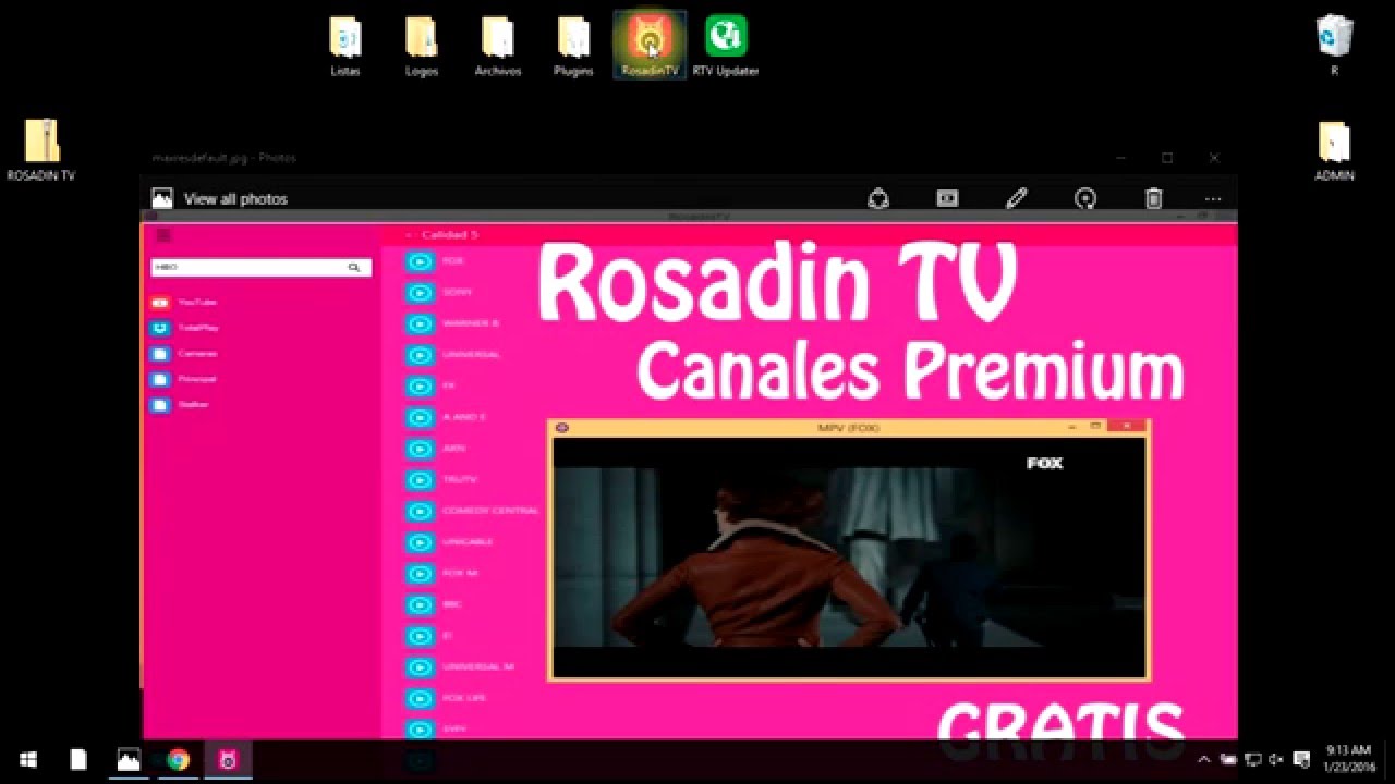 Read more about the article PROGRAMA DE IPTV ROSADIN TV Addon Kodi 2016